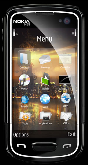 Стильный коммуникатор Nokia N98